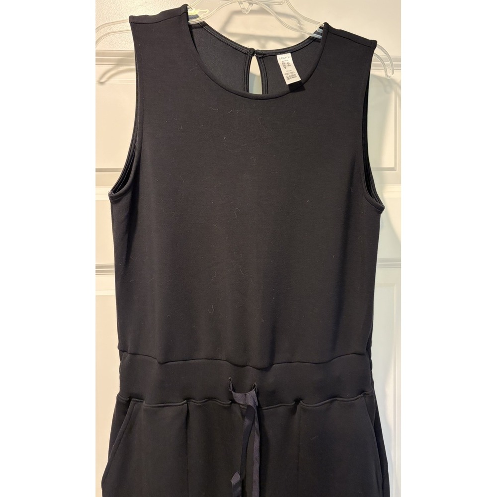 SPANX AirEssentials Sleeveless Jumpsuit Very Black Size Medium 50282R Airluxe - Picture 7 of 9